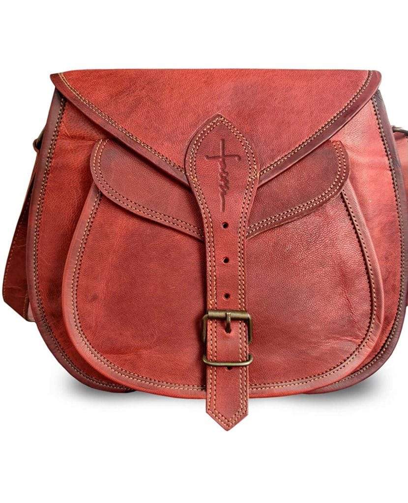 Dalia Handcrafted Leather Purse  (Faith)