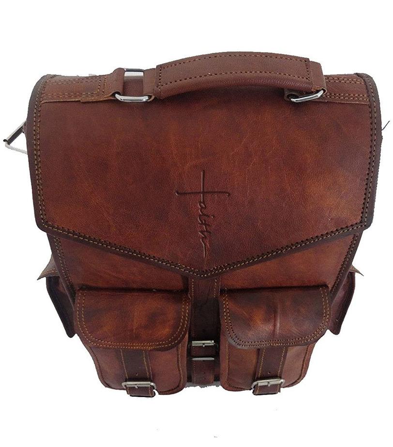 Abraham Leather Backpack (Faith)