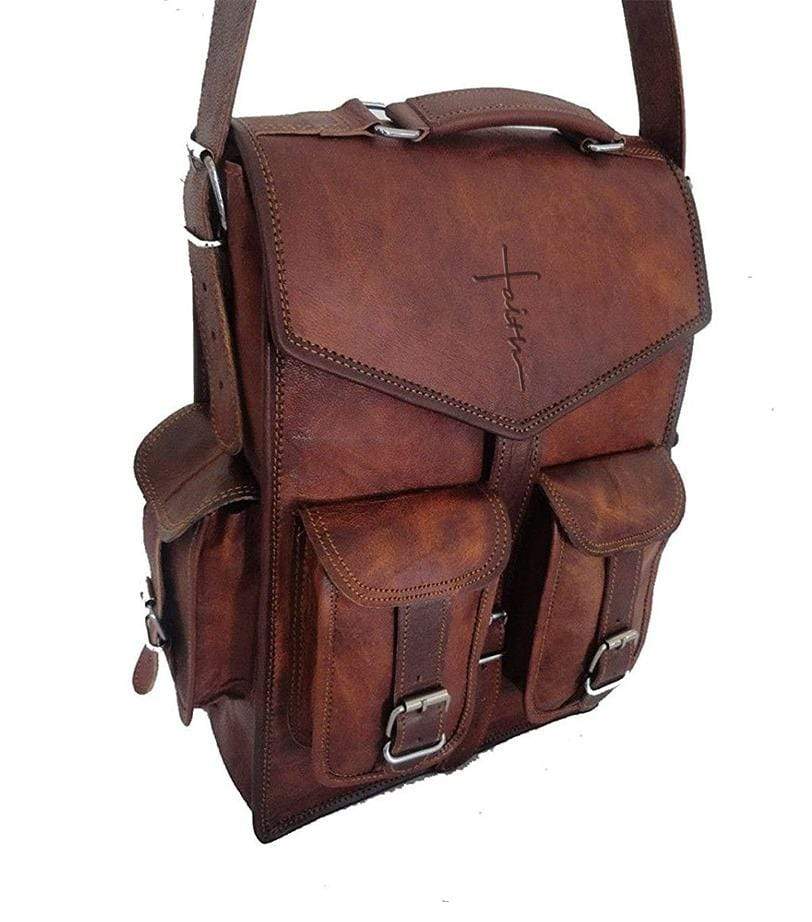 Abraham Leather Backpack (Faith)