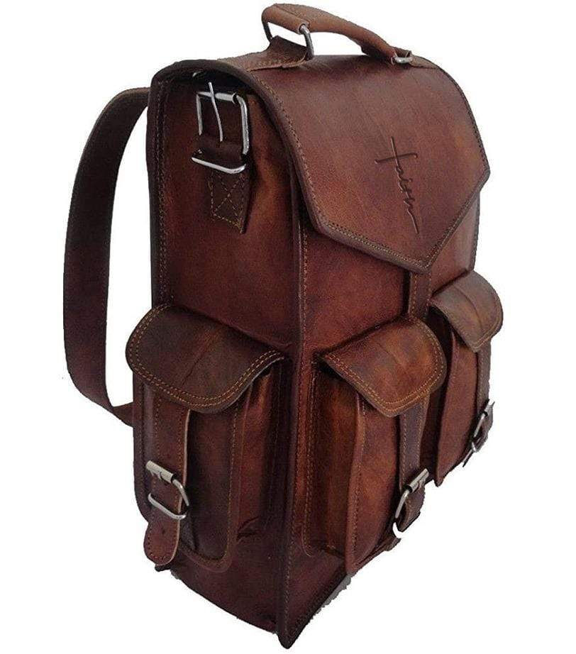 Abraham Leather Backpack (Faith)